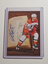 2025-26 Upper Deck Artifacts History Lesson Signatures Jacob Trouba #HL-10A card