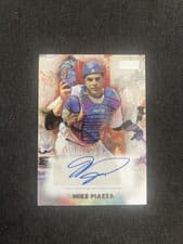 2025 Stadium Club Abstract Autographs Mike Piazza #AA-MP card