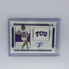 Jack Bech 2025 Panini National Treasures Collegiate Team Logo Signature card