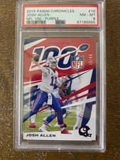 Josh Allen 2019 Panini Chronicles card