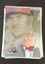 2025 Bowman's Best Pixel Portraits Mike Trout #P-9 card