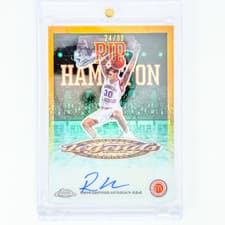 2025 Topps Chrome McDonald's All American Legends Autographs Rip Hamilton #LA-RH card