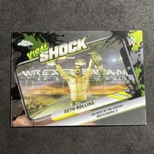 2026 Topps Chrome WWE Viral Shock Seth Rollins #VIR-7 card