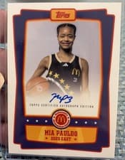 2025 Topps Chrome McDonald's All American Event Autographs Mia Pauldo #EA-MP card