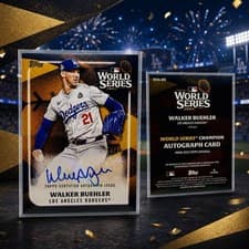 2025 Topps World Champion Autographs Walker Buehler #WCA-WB card