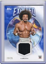 2025 Topps Exalted WWE Wrestling Exalted Relics Carlito #ER-CAR card