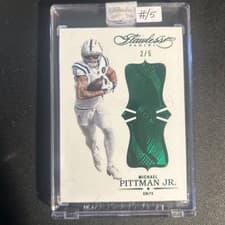 2025 Panini Flawless Anniversary Michael Pittman Jr. #14 card