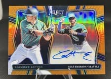 2025 Panini Select Diamond Action Signatures Colt Emerson #DAS-CE card