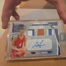 2025-26 Panini Signature Series Tools of the Trade Nikolas Khamenia #25 card