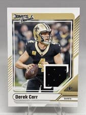 Derek Carr 2024 Donruss Donruss Threads card