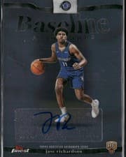 2025-26 Finest Baseline Autographs Jase Richardson #BA-JR card