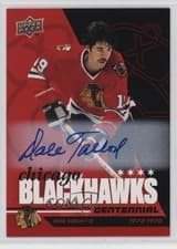 2025-26 Upper Deck Chicago Blackhawks Centennial Box Set Autographs Dale Tallon #100 card