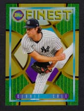 Gerrit Cole 2022 Topps Finest Flashback card