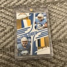 2025 Panini Absolute Team Tandem Materials Khalil Mack / Derwin James Jr. #TTM-LAC card