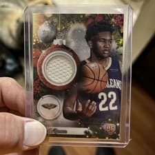 2025-26 Topps Holiday Player Relics Derik Queen #PR-DQ card