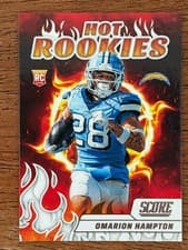 2025 Score Hot Rookies Omarion Hampton #14 card