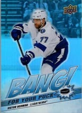 2024-25 Upper Deck Bang! For Your Puck Victor Hedman #BP-5 card