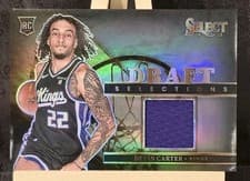 2024-25 Panini Select Draft Selections Memorabilia Devin Carter #DSM-CAR card