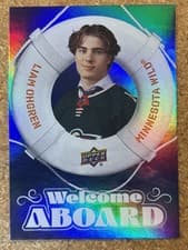 2024-25 Upper Deck Welcome Aboard Liam Ohgren #WA-1 card