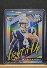 2025 Panini Mosaic Light It Up Mosaic Tetairoa McMillan #24 card