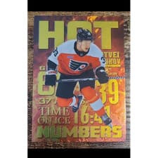 2025-26 Flair Hot Numbers Matvei Michkov #HN-12 card