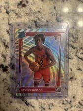 Ayo Dosunmu 2021 Panini Donruss Optic card