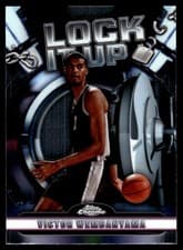 2024-25 Topps Chrome Lock It Up Victor Wembanyama #LIU-9 card