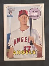 2018 Topps Heritage Shohei Ohtani #600