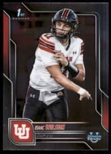 2025 Bowman University Chrome Base Set Isaac Wilson #85 card
