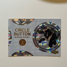 2025-26 SkyBox Metal Universe Circle Button Morgan Geekie #CB-17 card