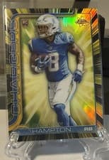 2025 Topps Chrome Radiating Rookies Omarion Hampton #RR-7 card
