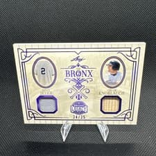 2025 Leaf Bronx Legacy The Bronx 2 Derek Jeter / Chuck Knoblauch #B2-6 card