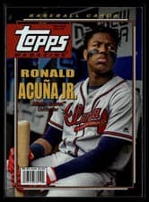 Ronald Acuña Jr 2019 Topps Archives Magazine card