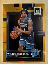 Wendell Moore Jr. 2022 Panini Donruss Optic card