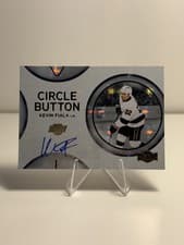 2025-26 SkyBox Metal Universe Circle Button Auto Kevin Fiala #CB-15