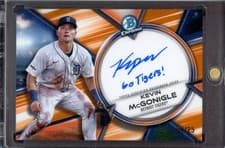 2025 Bowman Chrome Prime Chrome Signatures Kevin McGonigle #PCS-KM card
