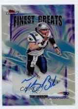2025 Finest Finest Greats Autographs Tedy Bruschi #FGA-TBR card