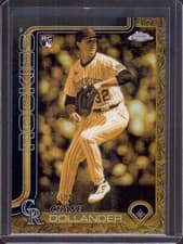 2025 Topps Gilded Collection Chrome Cast in Gold Chase Dollander #CG-10 card