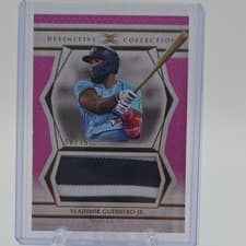2025 Topps Definitive Collection Jumbo Relic Collection Vladimir Guerrero Jr. #DJRC-VG card