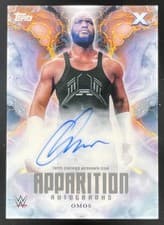 Omos 2025 Topps Exalted WWE Wrestling Apparition Autographs card