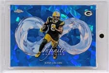 2025 Topps Chrome Sapphire Infinite Sapphire Josh Jacobs #IS-24 card