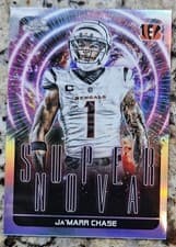 2025 Topps Cosmic Chrome Supernova Ja'Marr Chase #SPN-18 card