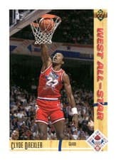 Clyde Drexler 1991-92 Upper Deck Base Set card