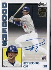 2025 Topps Archives Fan Favorite Autographs 1984 Hyeseong Kim #84FFA-HK