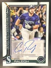 2025 Topps Real One Autographs Cal Raleigh #603 card
