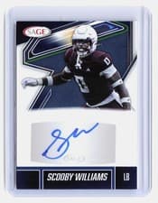 2026 SAGE Football Autographs Scooby Williams #A-SW card