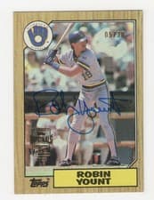 2025 Topps Archives Topps Originals Autographs Robin Yount #OA-RY card