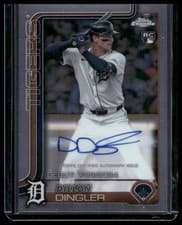 2025 Topps Chrome Update Rookie Debut Autographs Dillon Dingler #CRDA-DD card