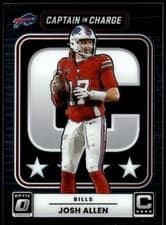 2025 Donruss Optic Captain in Charge Josh Allen #3 card
