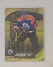 2025-26 Upper Deck Credentials Bright Cellys Zach Hyman #BC-10 card